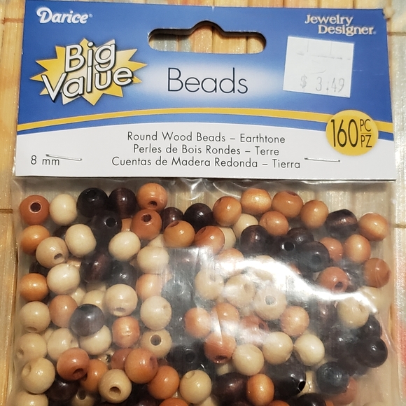 Huge NWT Lot of Wooden & Imitation Bone Beads - Picture 2 of 9